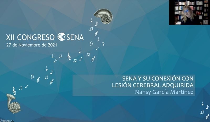 Nansy García, ponente en el XII Congreso SENA (habla sobre Lesión Cerebral Adquirida)