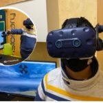 Gafas de realidad virtual en terapia visual en Visualia, Asturias