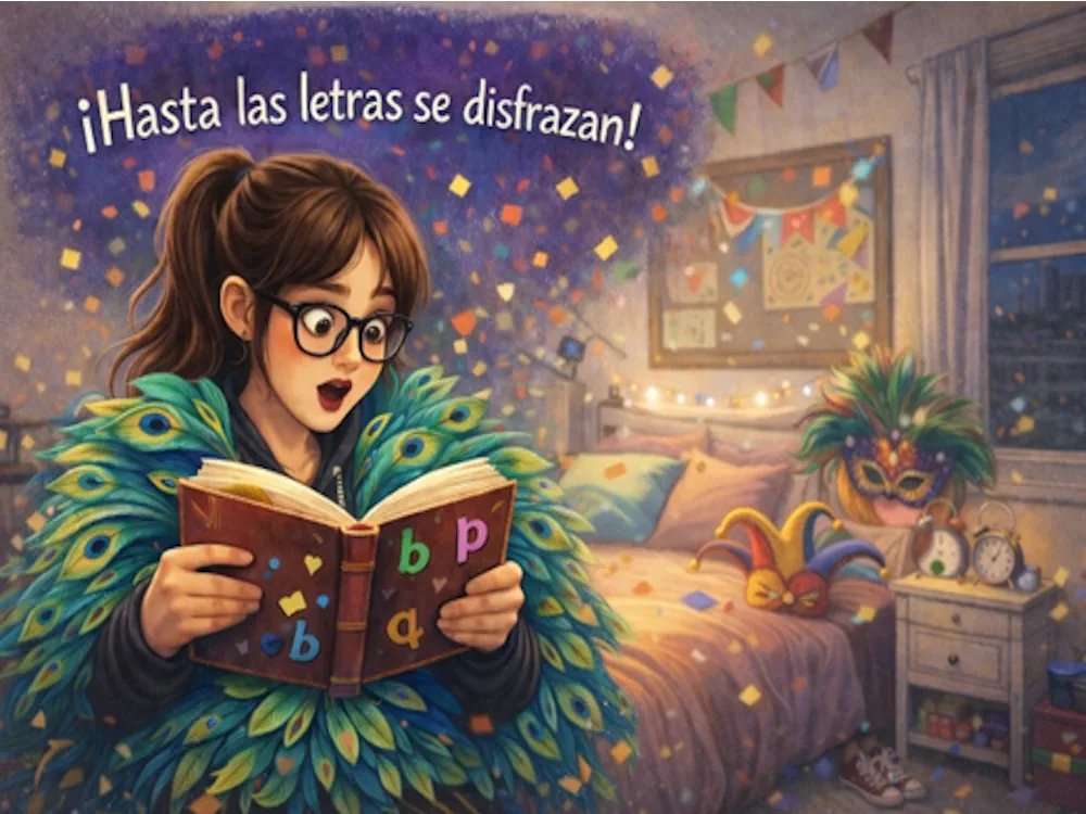 En Gijón hasta las letras se disfrazan en Antroxu