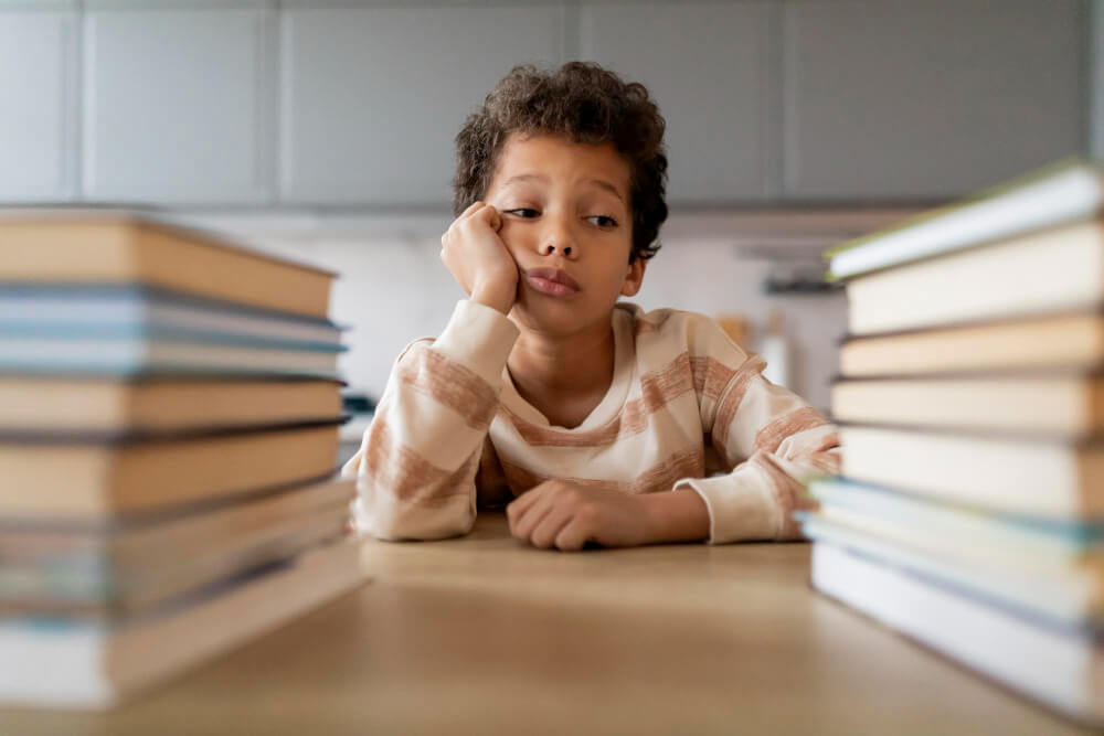 Niños se agotan al leer - Visualia